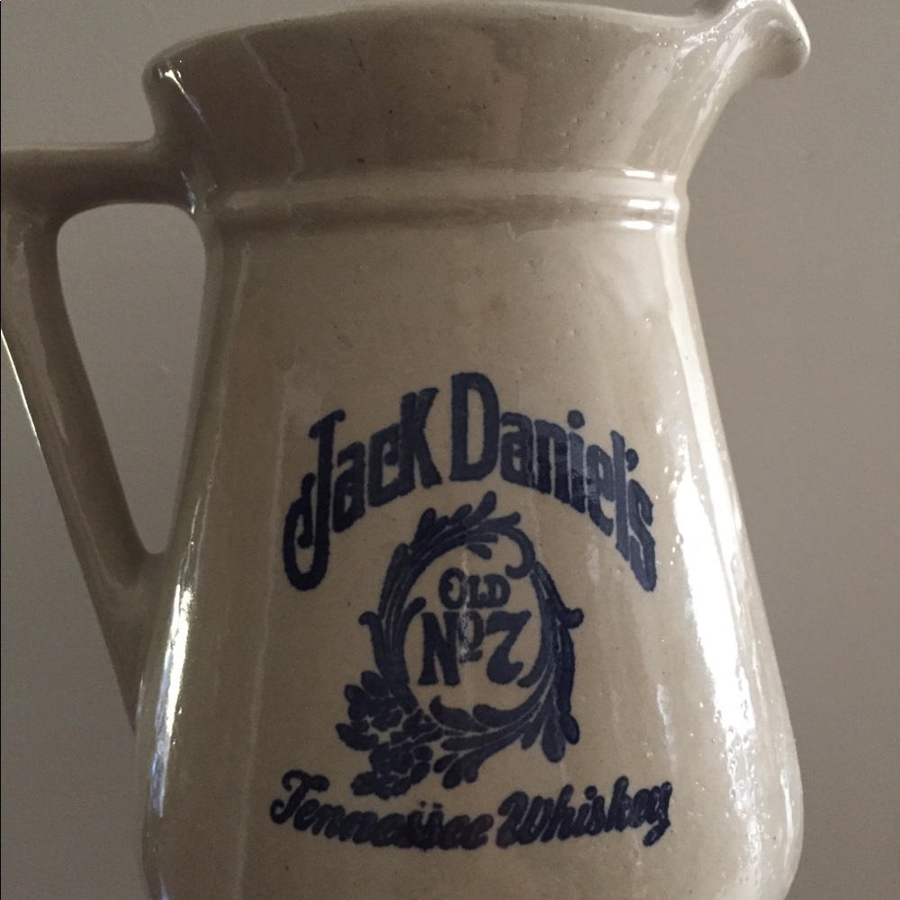 Jack Daniel ceramic pitcher. 20”
